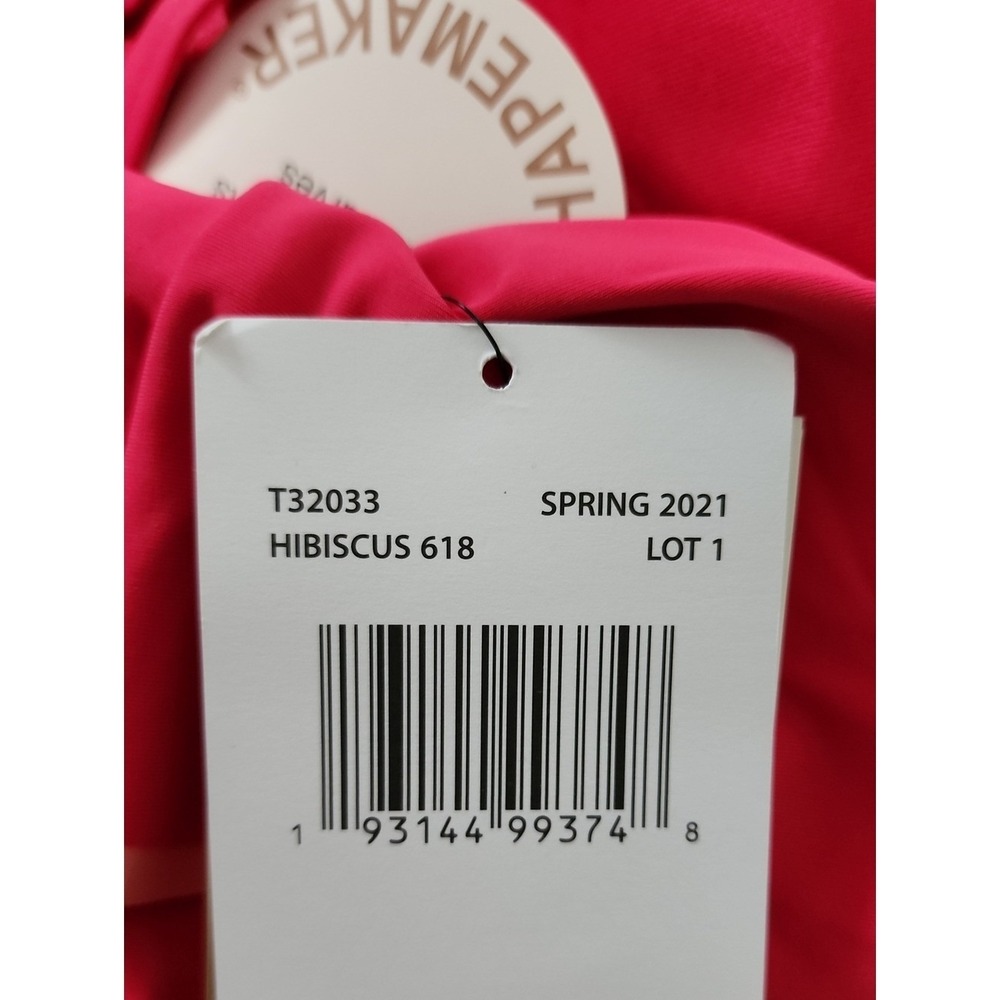 Coco Reef Contours Shapemaker One Piece Swimsuit Plus 16 40C NWT Hibiscus Coral - Picture 6 of 6